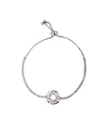 Fashionable Stone Studded Metallic Bracelet - Chandrani Pearls