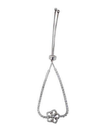 Fashionable Stone Studded Metallic Bracelet - Chandrani Pearls