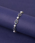 Fashionable Stone Studded Pearl Bracelet - Chandrani Pearls