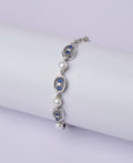 Fashionable Stone Studded Pearl Bracelet - Chandrani Pearls