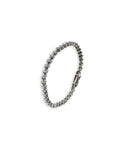 Fashionable Stone Studded Silver Bracelet - Chandrani Pearls