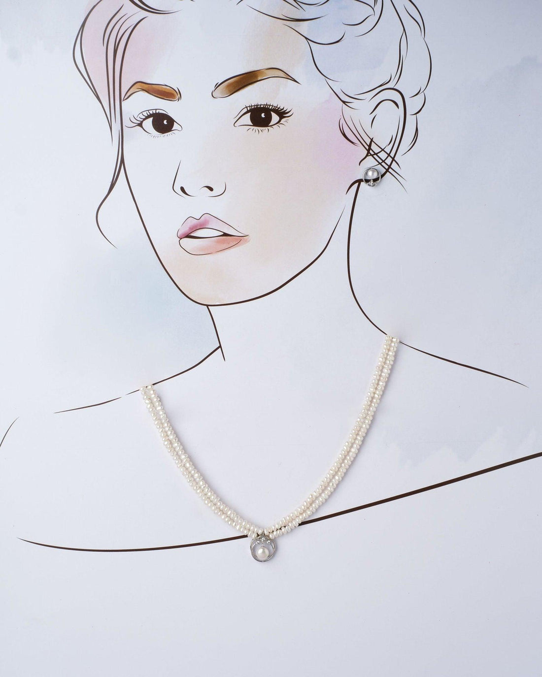 Fashionable Trendy Pearl Necklace Set - Chandrani Pearls