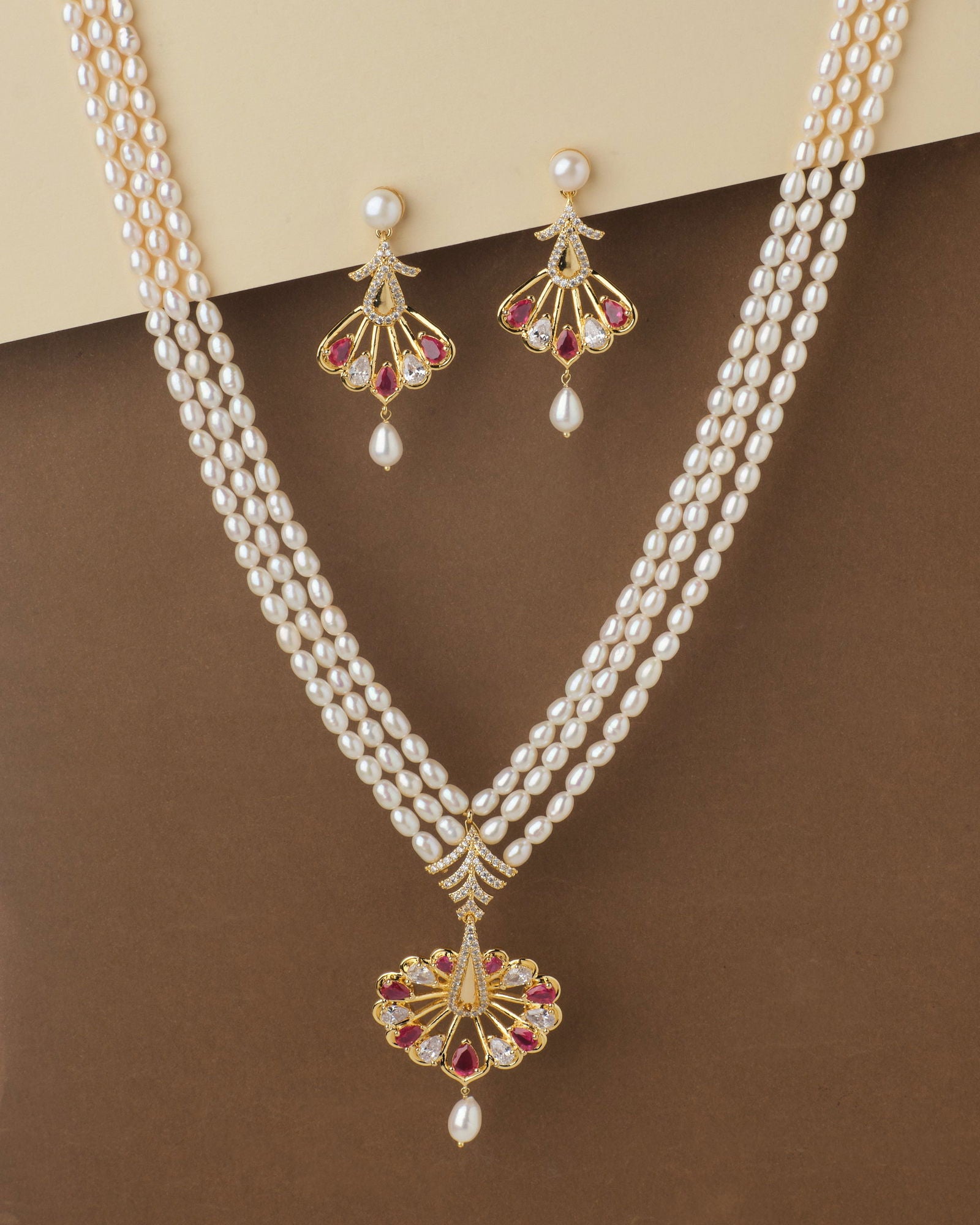 Fashionable Trendy Pearl Necklace Sets - Chandrani Pearls