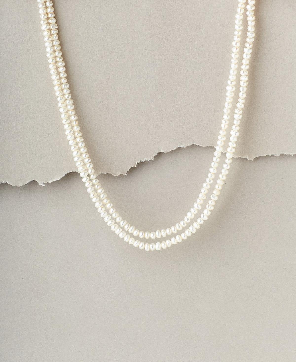 Fashionable White Pearl Necklace - Chandrani Pearls
