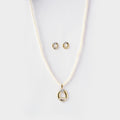 Fasionable Pearl Necklace Set - Chandrani Pearls