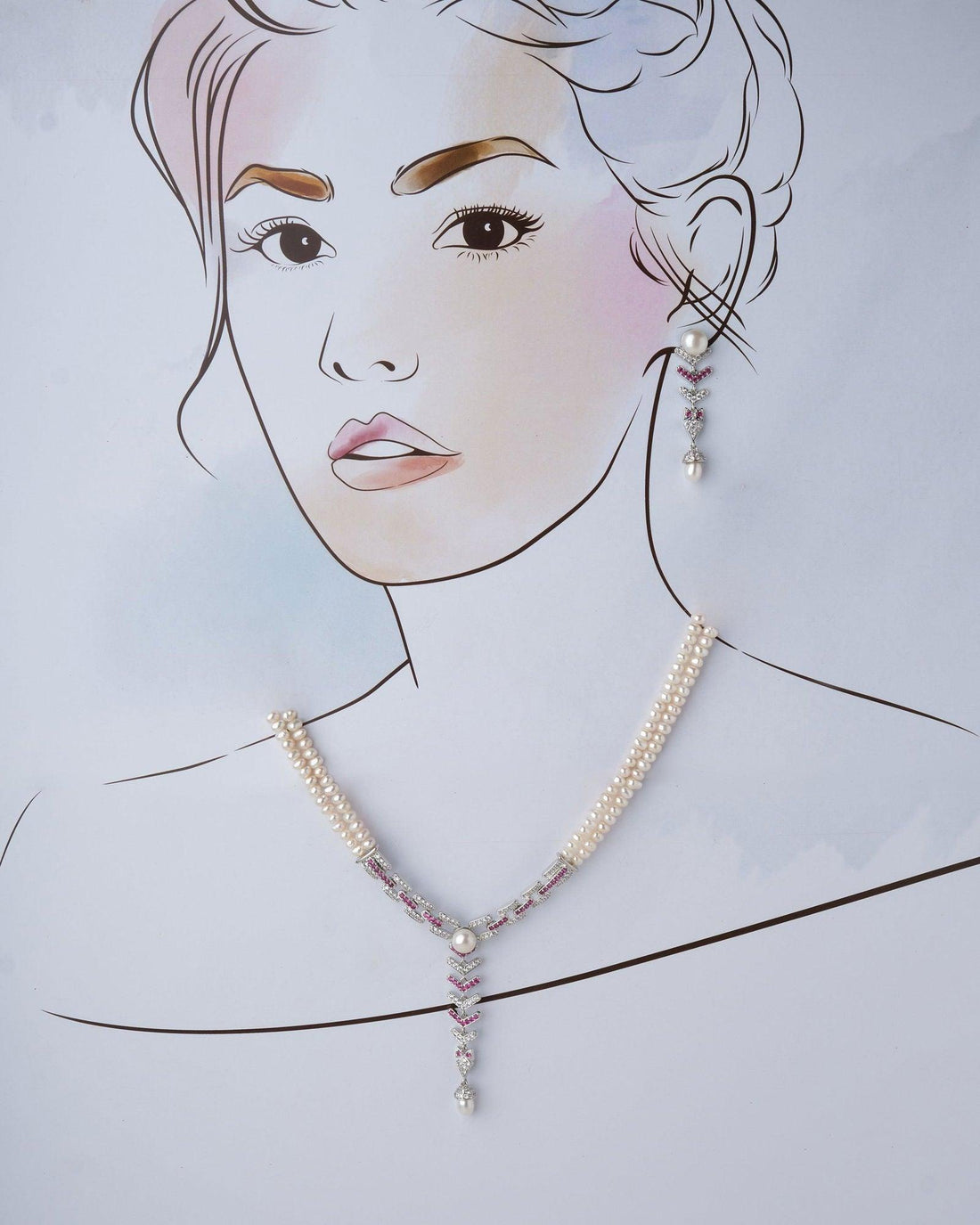 Fasionable Trendy Pearl Necklace Sets - Chandrani Pearls