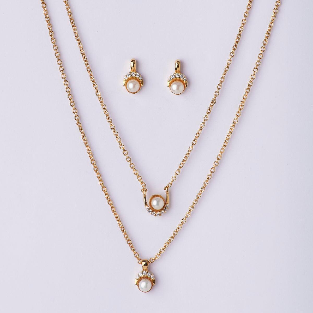 Fasionable and Trendy Necklace Set - Chandrani Pearls