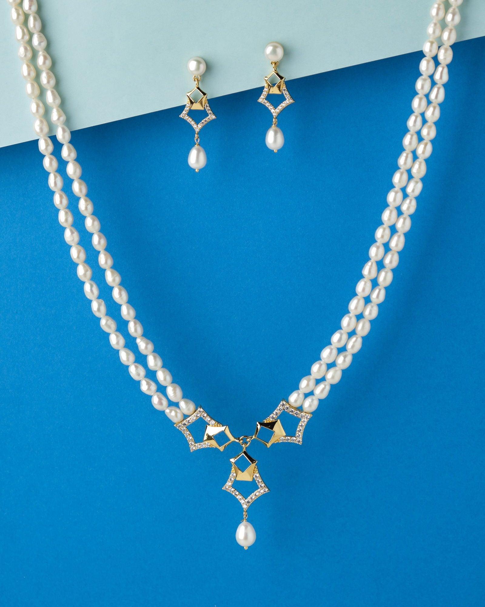 Feel Inspired Necklace Set - Chandrani Pearls