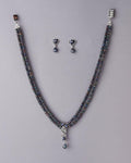 Floral Half Real Pearl Necklace Set - Chandrani Pearls