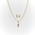 Floral Pearl Necklace Set - Chandrani Pearls