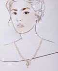 Floral Pearl Necklace Set - Chandrani Pearls