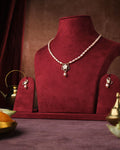Floral Pearl Necklace Set - Chandrani Pearls