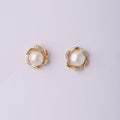 Floral Pearl Stud Earring - Chandrani Pearls