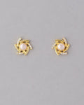 Floral Pearl Stud Earring - Chandrani Pearls