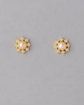 Floral Pearl Stud Earring - Chandrani Pearls