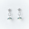 Floral Real Pearl Jhumki Earring - Chandrani Pearls