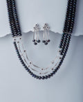 Floral Real Pearl Necklace Set - Chandrani Pearls