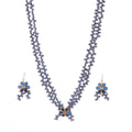 Floral Real Pearl Necklace Set - Chandrani Pearls
