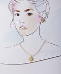 Floral Real Pearl Necklace Set - Chandrani Pearls