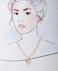 Floral Real Pearl Necklace Set - Chandrani Pearls
