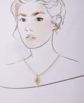 Floral Real Pearl Necklace Set - Chandrani Pearls
