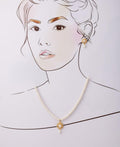 Floral Real Pearl Necklace Set - Chandrani Pearls