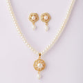 Floral Real Pearl Necklace Set - Chandrani Pearls