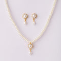 Floral Real Pearl Necklace Set - Chandrani Pearls