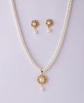 Floral Real Pearl Necklace Set - Chandrani Pearls