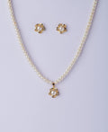 Floral Real Pearl Necklace Set - Chandrani Pearls