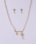 Floral Real Pearl Necklace Set - Chandrani Pearls