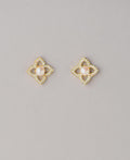 Floral and Simple Real Pearl Stud Earring - Chandrani Pearls