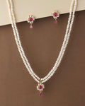 Florial Pearl Necklace Set - Chandrani Pearls