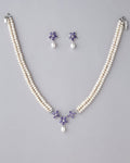 Florial Pearl Necklace Set - Chandrani Pearls