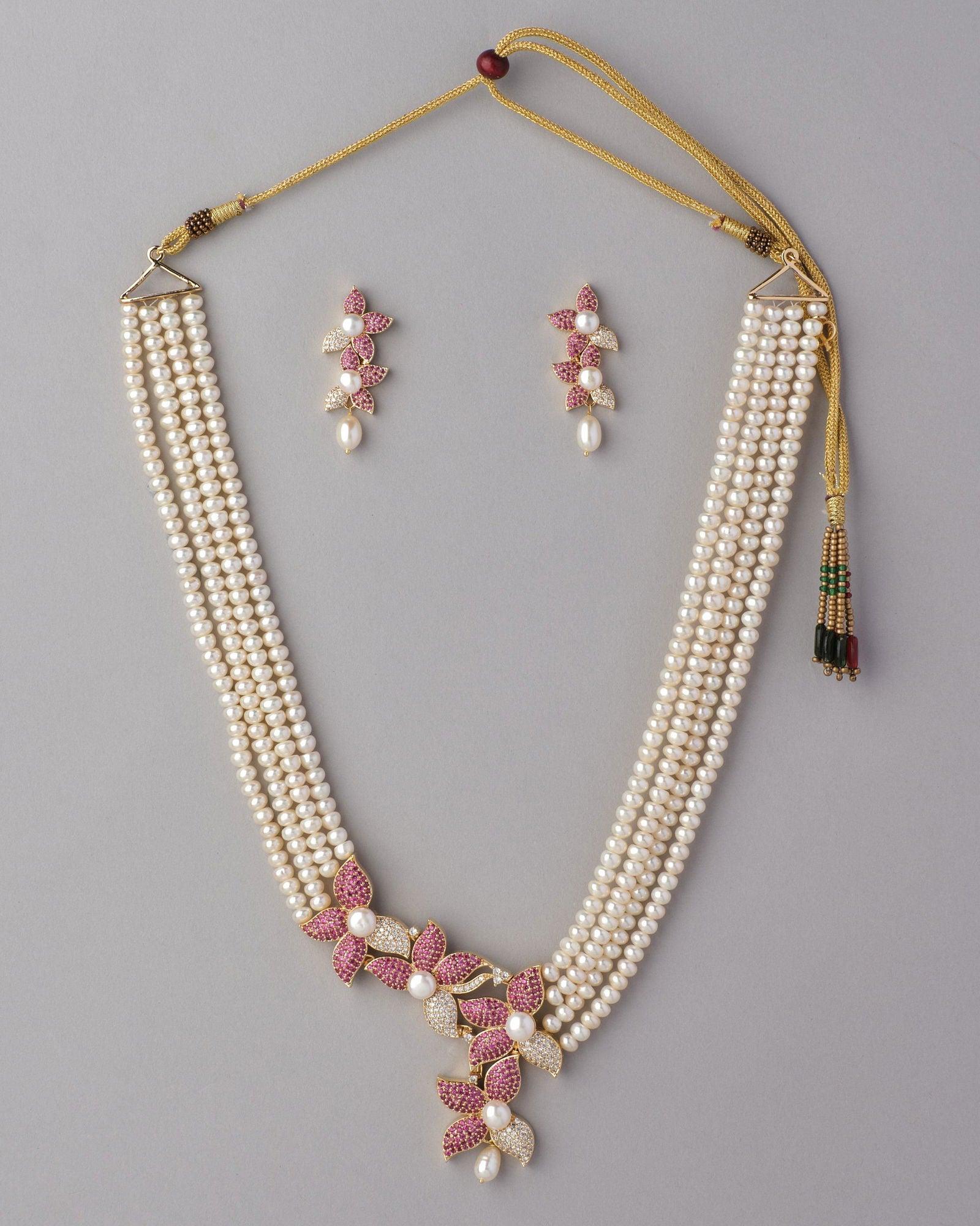 Florial and Beautiful Pearl Bangle - Chandrani Pearls