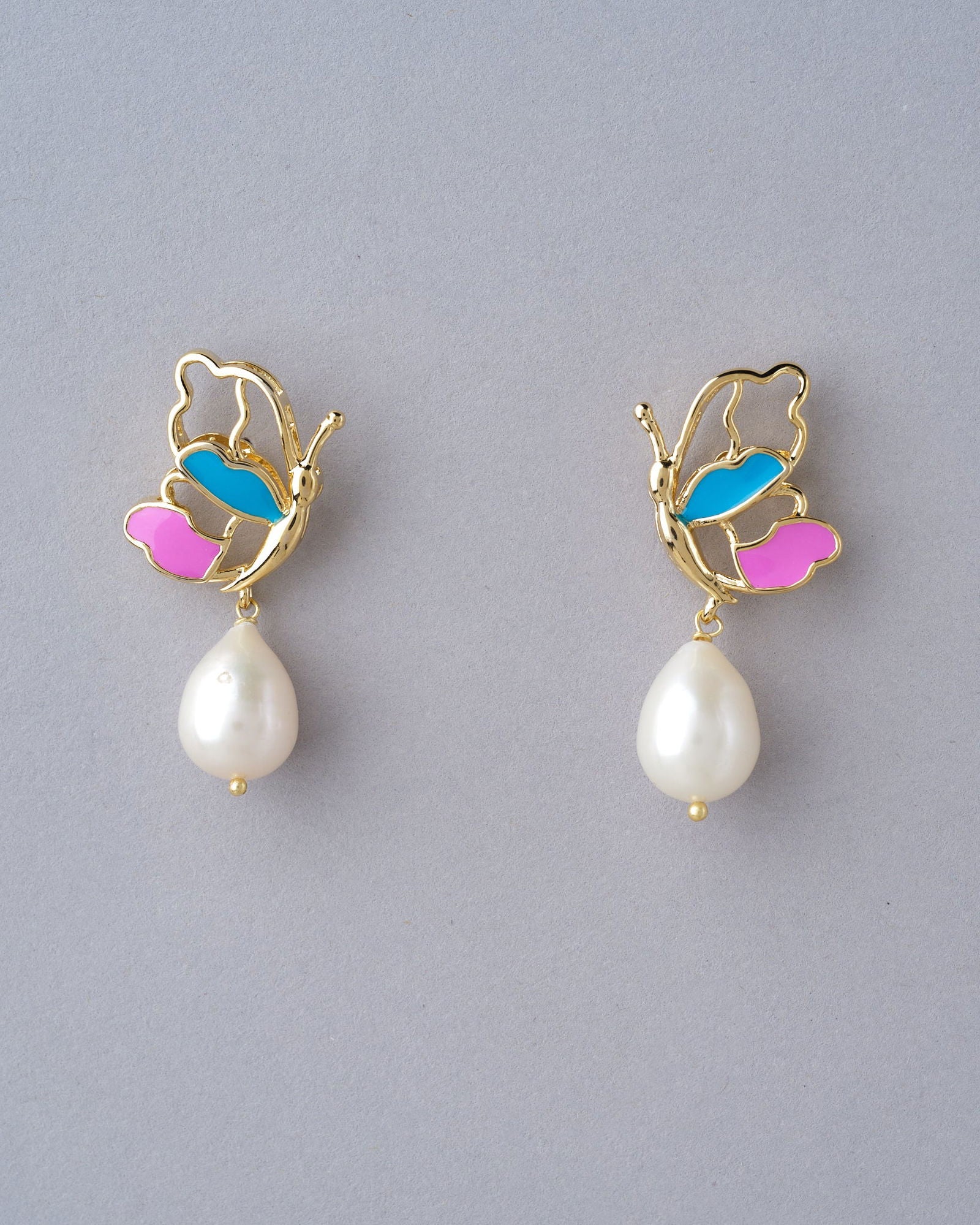 Fly High Butterfly Pearl Earring - Chandrani Pearls