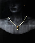 Ganesh Pendant Real Pearl Necklace Set - Chandrani Pearls