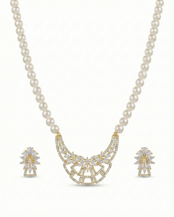 Vintage-Inspired Floral Pearl Set