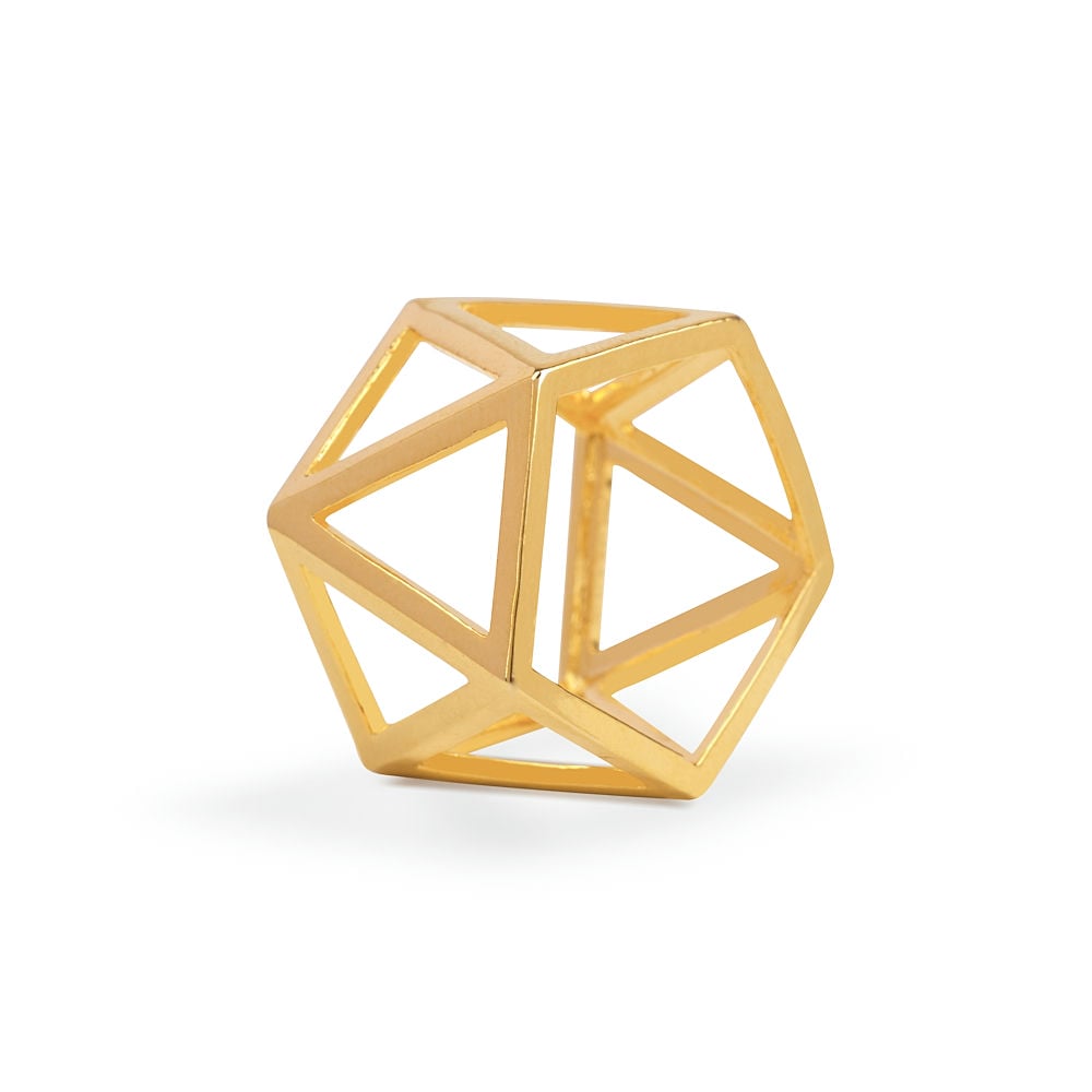 Geo Cube Ring - Bold N' Italic