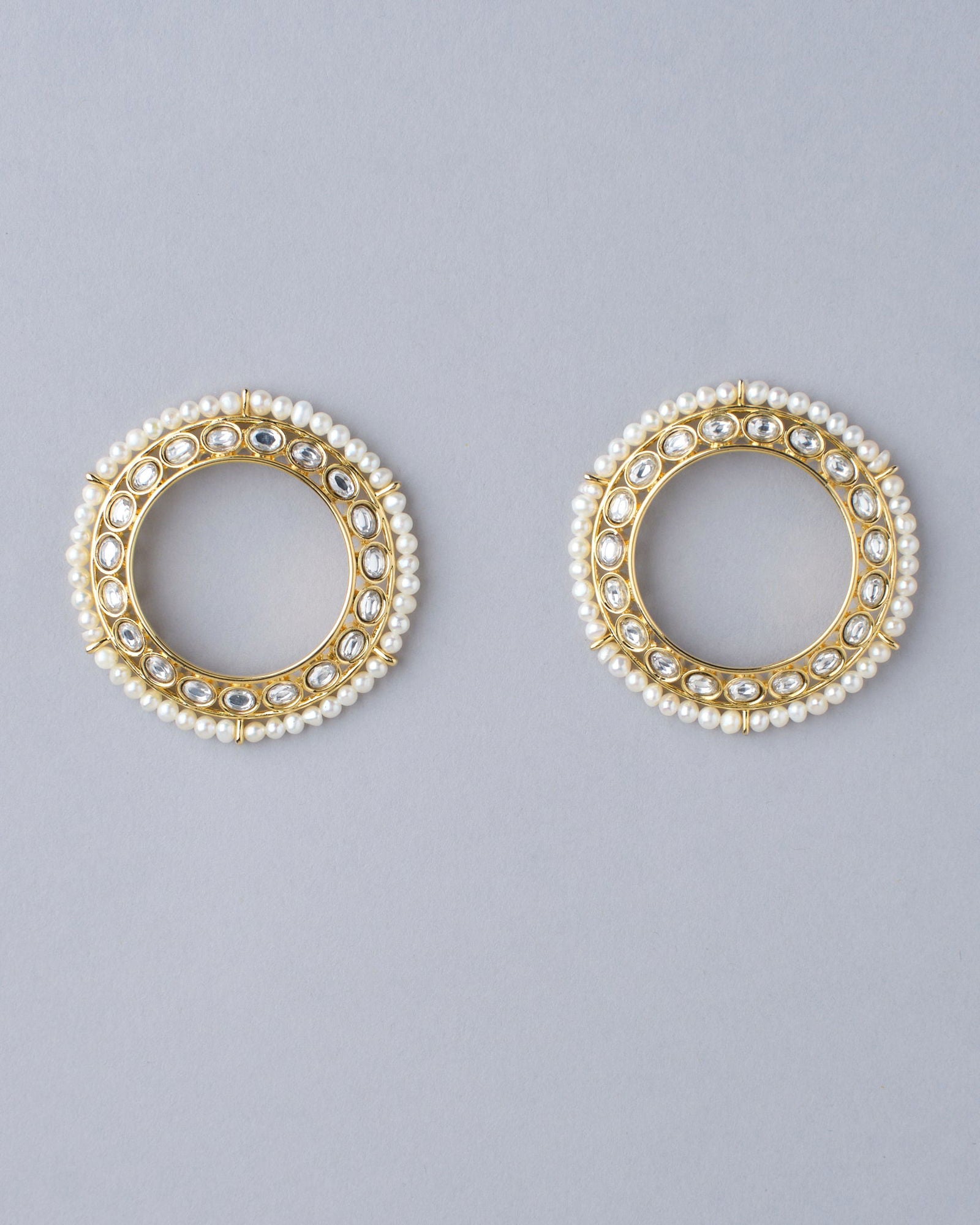 Glamorous Pearly Stud Earrings - Chandrani Pearls