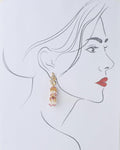 Gorgeous Peacock Pearl Hanging Jhumka - Chandrani Pearls