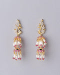 Gorgeous Peacock Pearl Hanging Jhumka - Chandrani Pearls