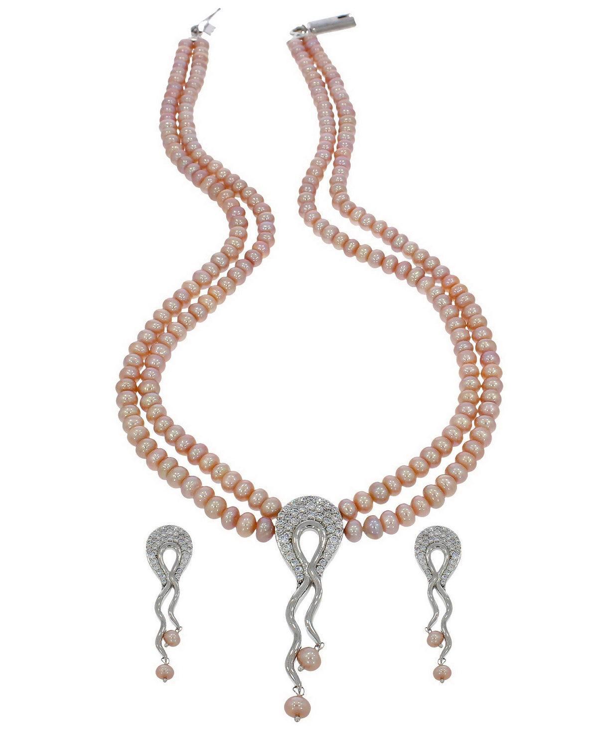 Gorgeous Pearl Necklace Set - Chandrani Pearls