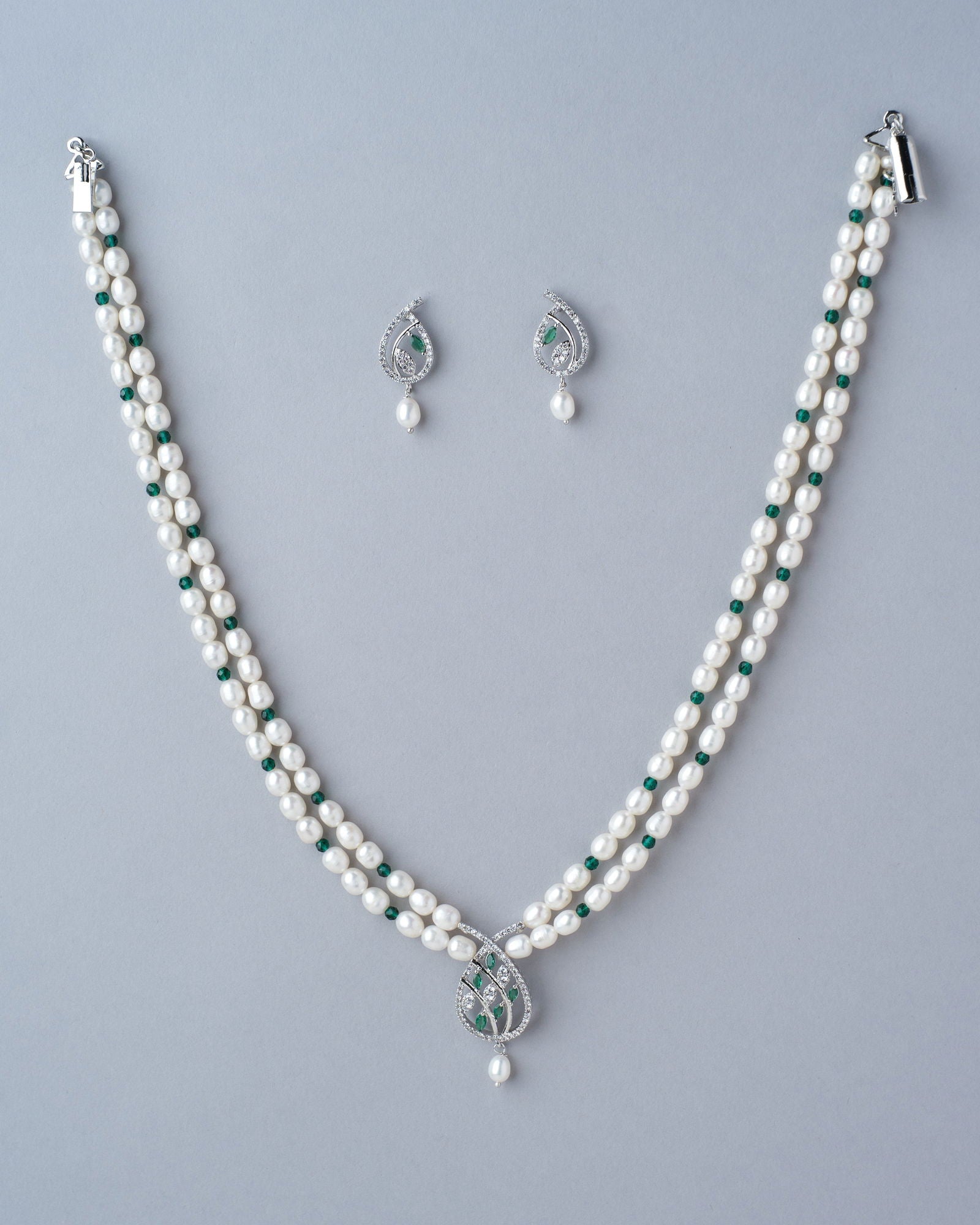 Gorgeous Pearl Necklace Set - Chandrani Pearls