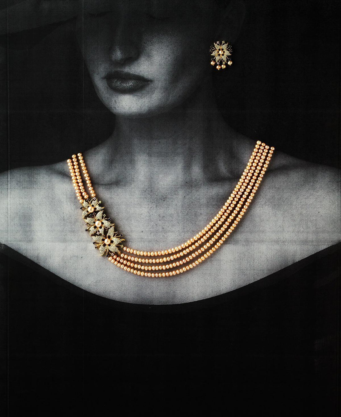 Gorgeous Pink Pearl Necklace Set - Chandrani Pearls