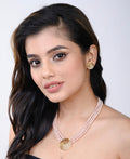 Gorgeous Real Pearl Necklace Set - Chandrani Pearls