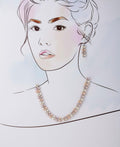 Gorgeous Real Pearl Necklace Set - Chandrani Pearls