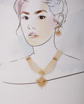 Gorgeous Real Pearl Necklace Set - Chandrani Pearls