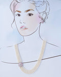 Gorgeous Real Pearl Necklace Set - Chandrani Pearls