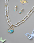 Gorgeous Real Pearl Necklace Set - Chandrani Pearls